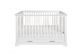 White Cot Bed With Drawer