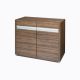 Rimella Collection Contemporary Two Tone Sideboard - Olive Wood Finish