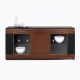 Contemporary Black And Brown Oak Sideboard