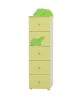 Turtle Children's Narrow Chest Of Drawers (5 drawers)