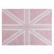UK Flag Rug in Pink