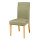 Vasa Dining Chair With Satin Fabric And Changeable Cover - Grey Beige