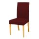 Vasa Dining Chair With Satin Fabric And Changeable Cover - Red Chic