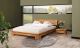 Vinci Contemporary Solid Oak Bed - Low