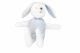 White and Azure Decorative Bunny