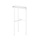 Metal Side Table in White
