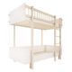white bunk bed for kids