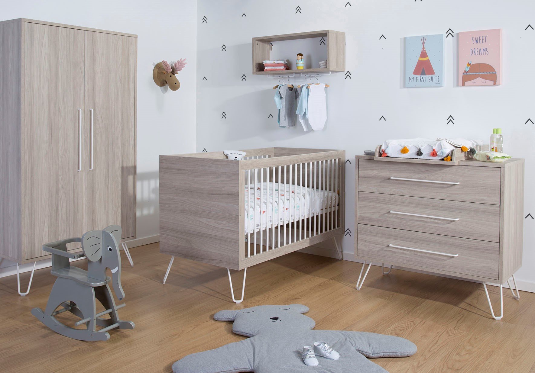 grey nursery furniture